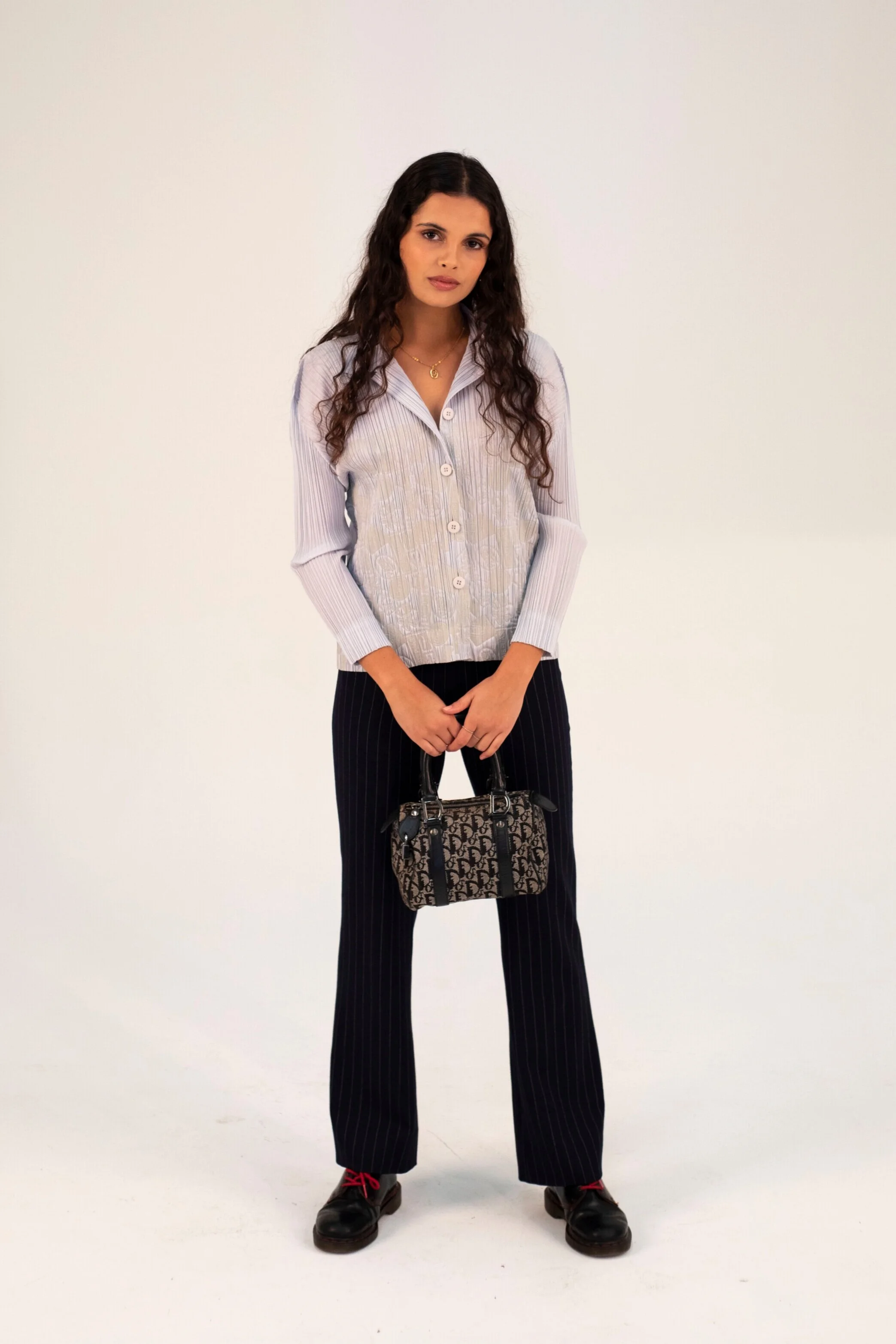 PLEATS PLEASE Issey Miyake Button Down Shirt — Sozo Amour